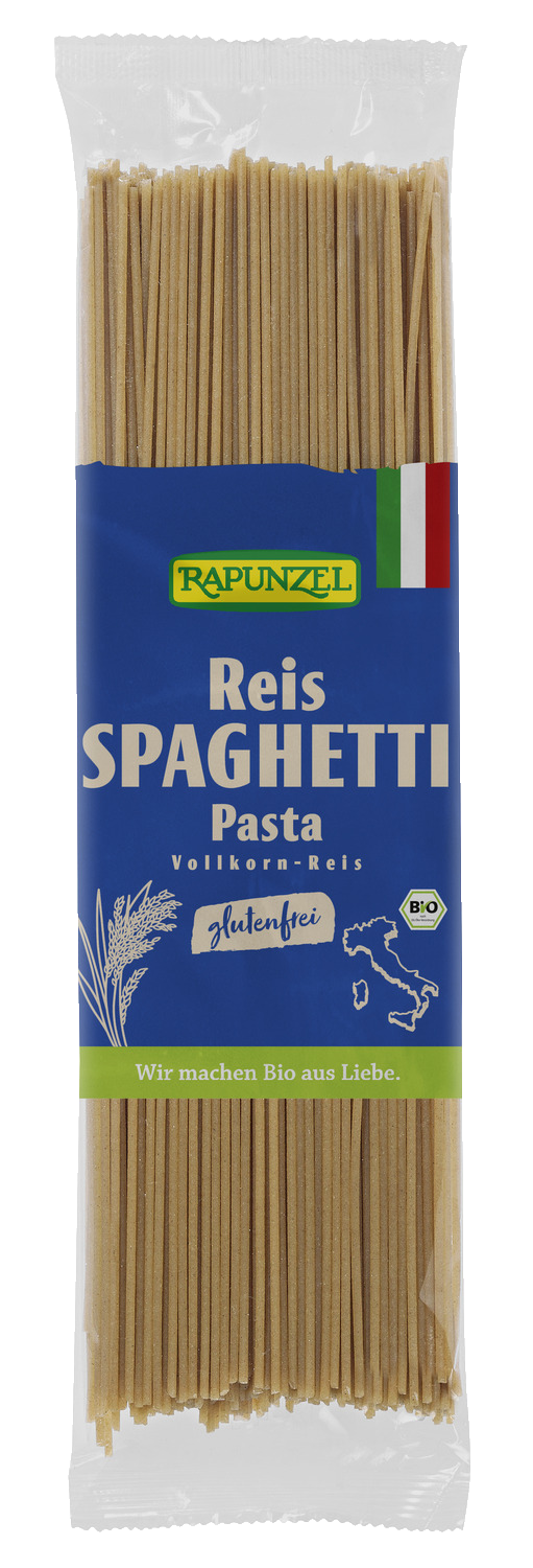 Reis-Spaghetti - Getreidespezialität aus Vollkorn-Reis