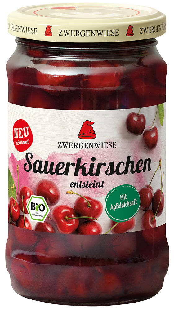 Bio Sauerkirschen mit Apfeldicksaft, entsteint