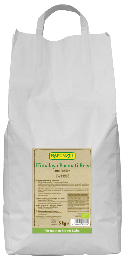 Himalaya Basmati Reis weiß
