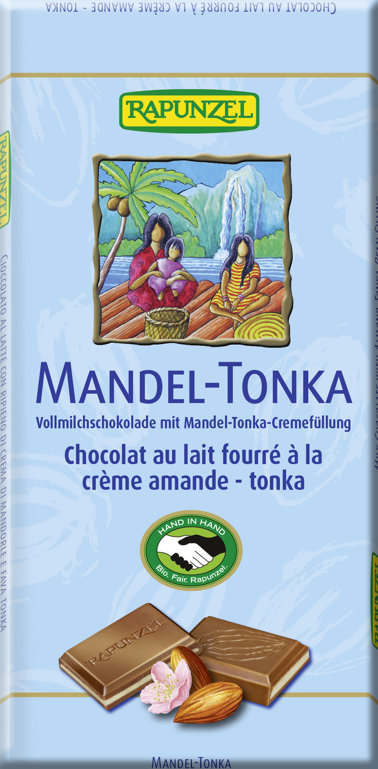 Vollmilch Schokolade Mandel-Tonka