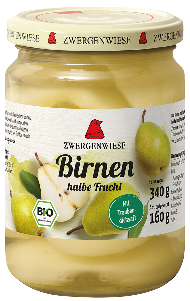 Birnen mit Traubendicksaft