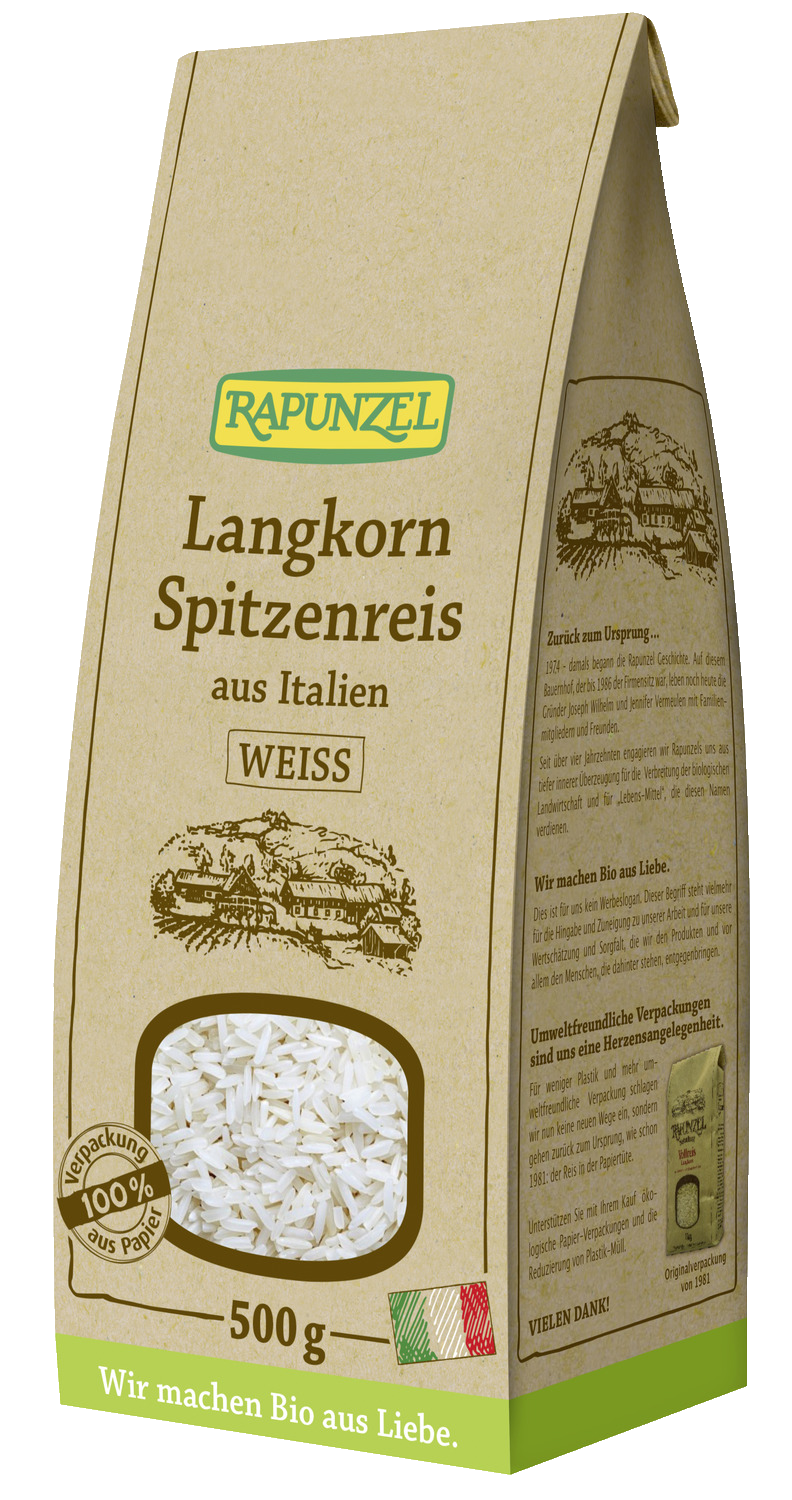 Langkorn Spitzenreis weiß