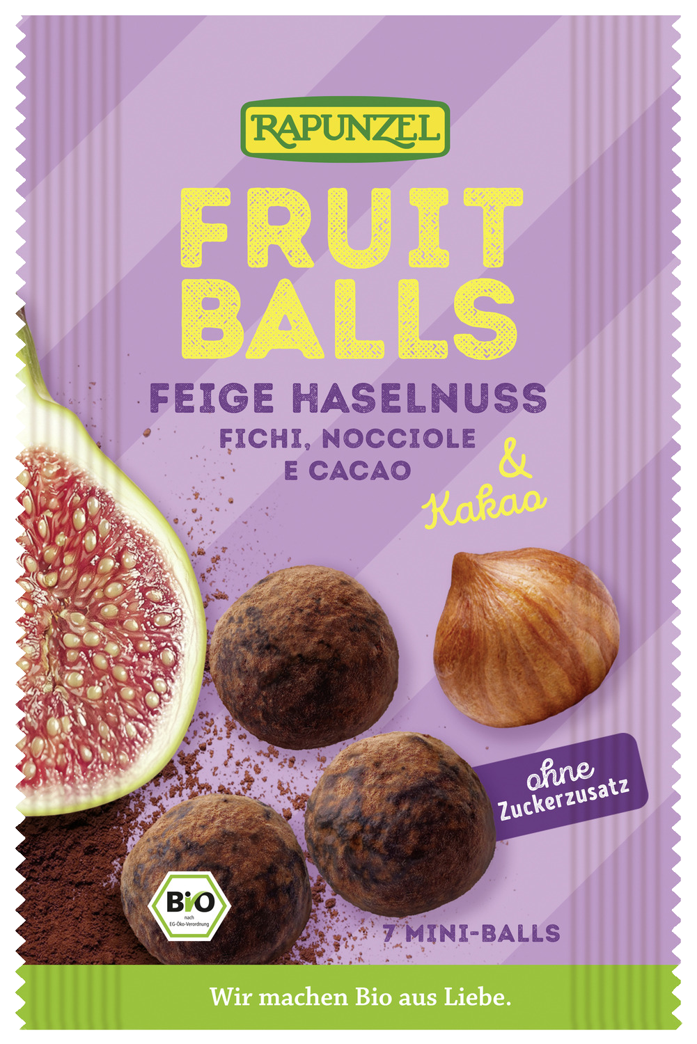 Fruit-Balls Feige-Haselnuss & Kakao Fruit-Balls Feige-Haselnuss & Kakao