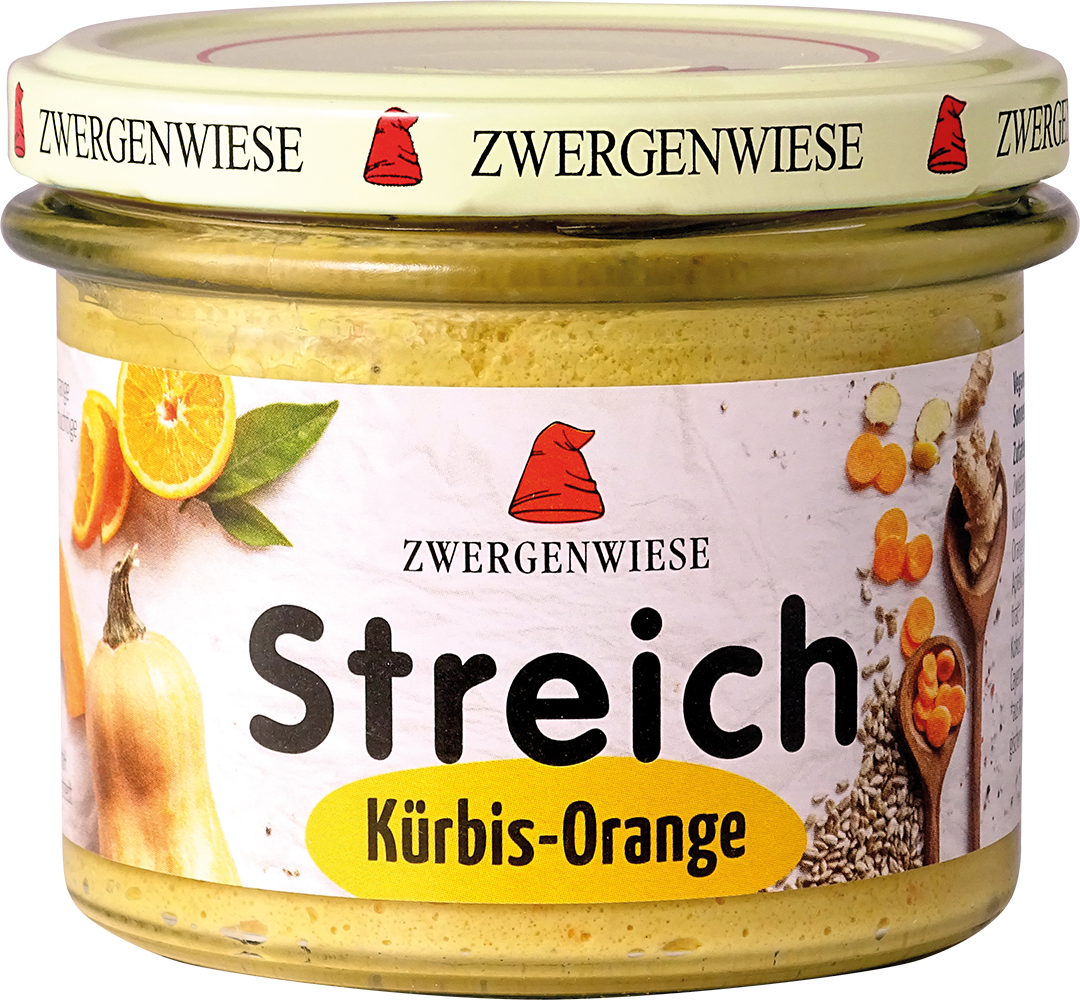 Kürbis Orange Streich