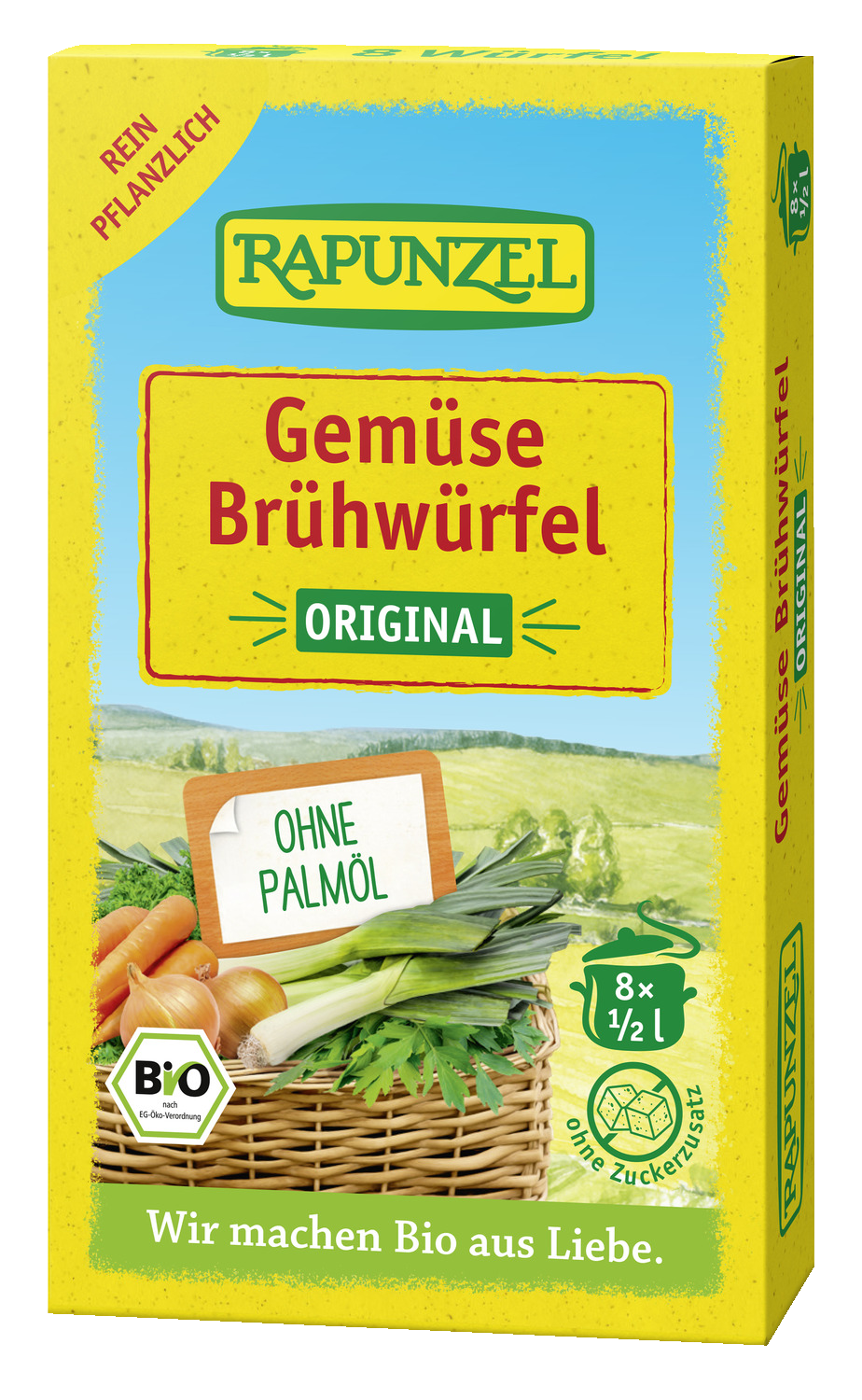 Gemüse-Brühwürfel Original, mit Bio-Hefe