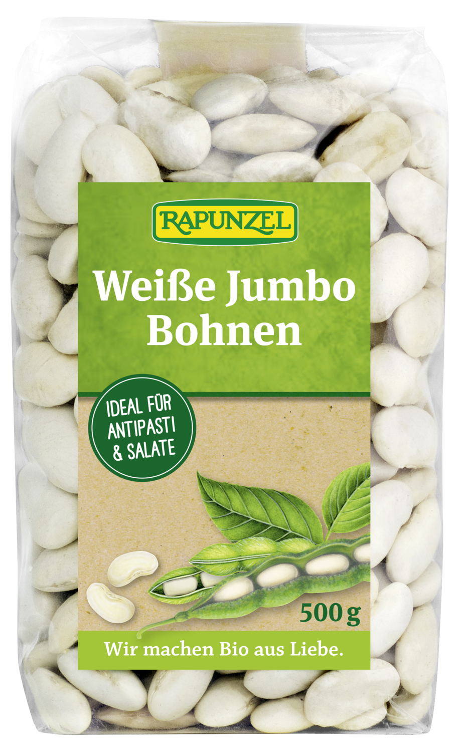 Jumbo-Bohnen weiß