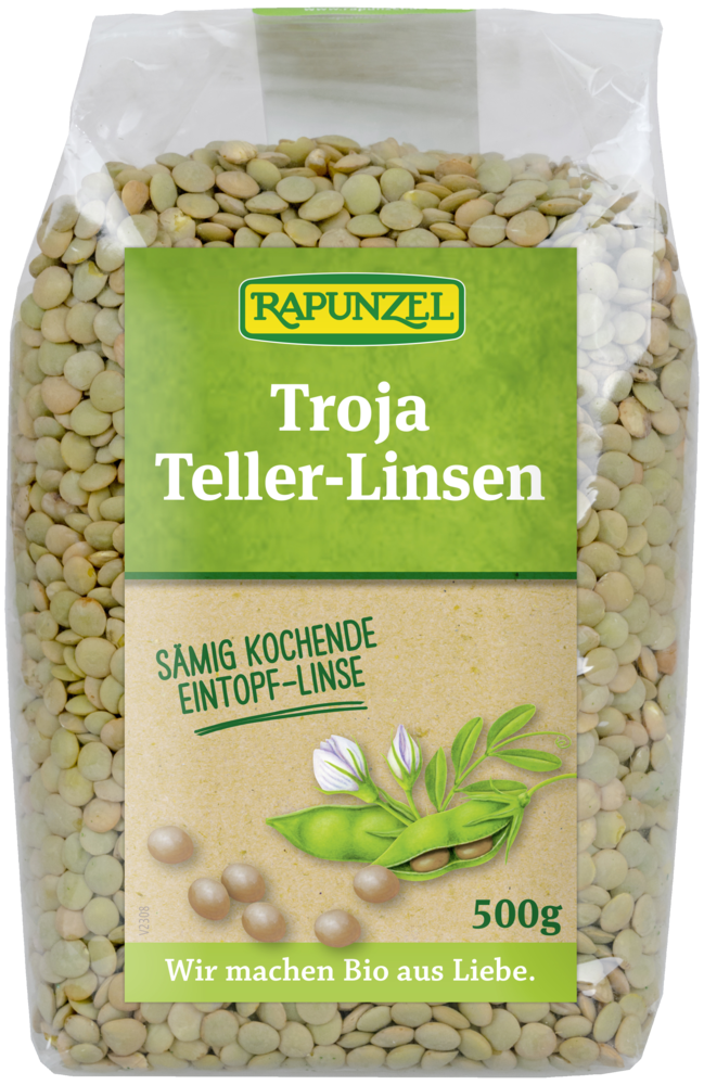 Troja Teller Linsen@@@Beutel