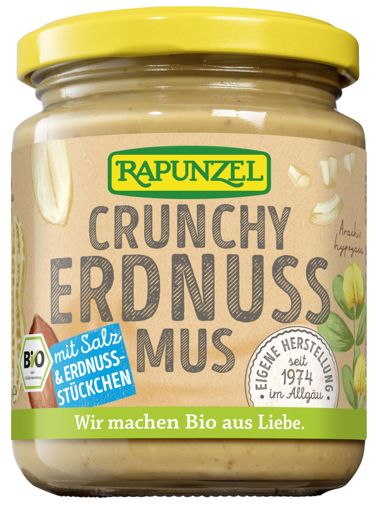 Erdnussmus Crunchy mit Salz