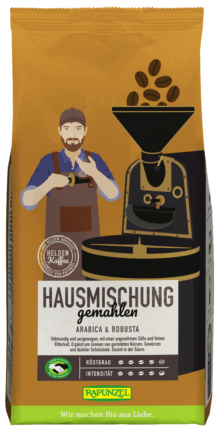 Heldenkaffee Hausmischung, gemahlen