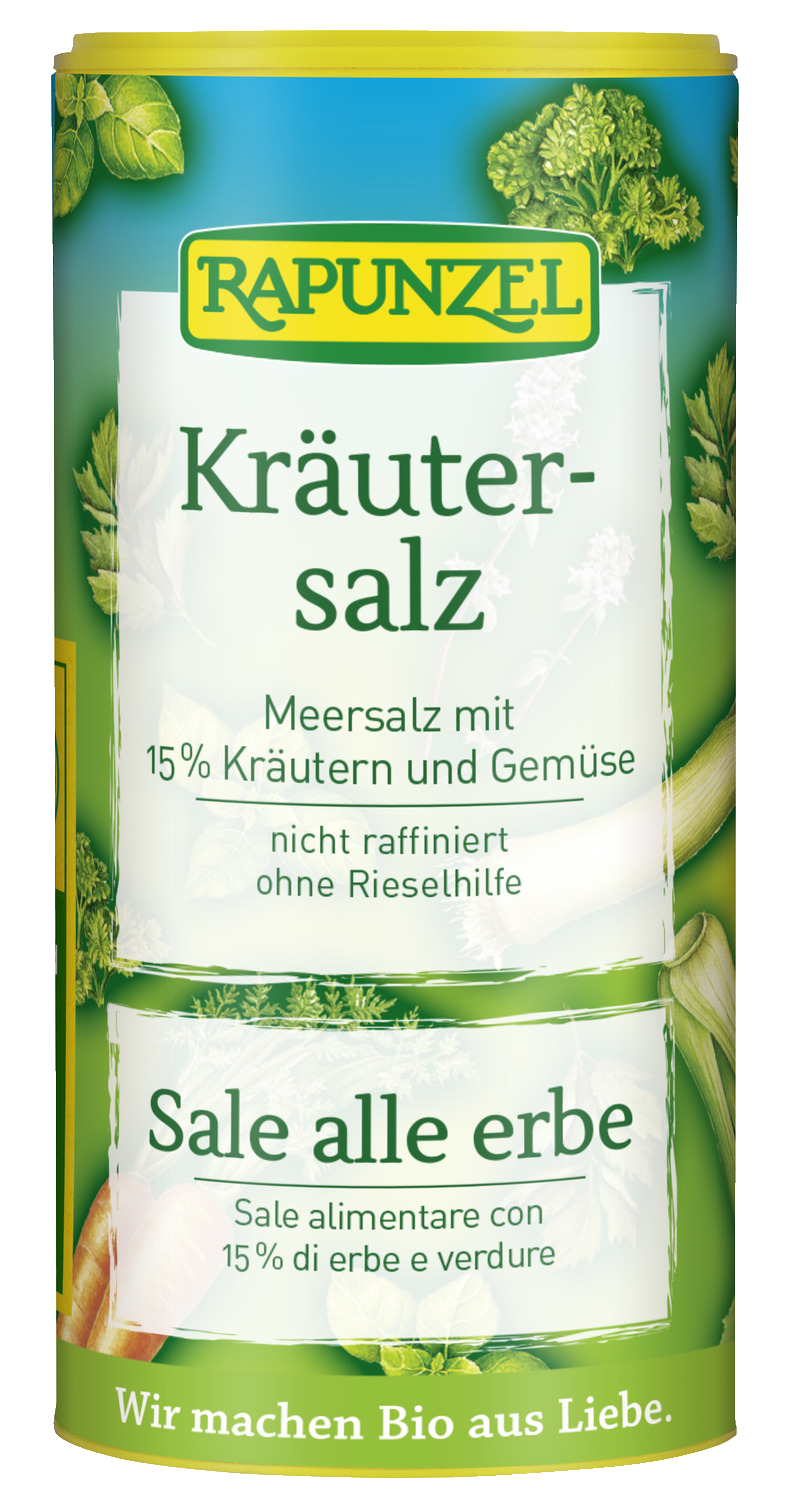 Kräutersalz mit 15% Kräutern und Gemüse