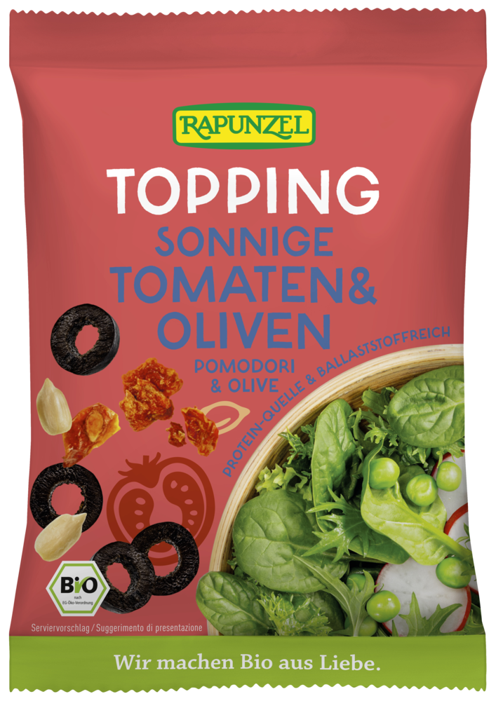 Topping Sonnige Tomaten und Oliven