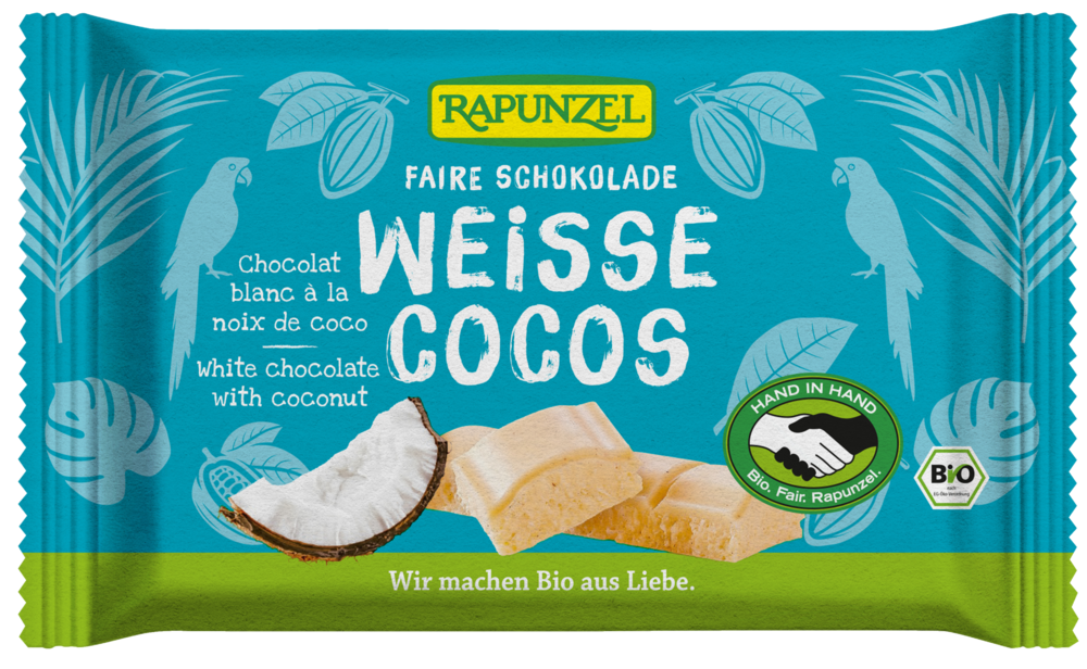 Weisse Schokolade Cocos
