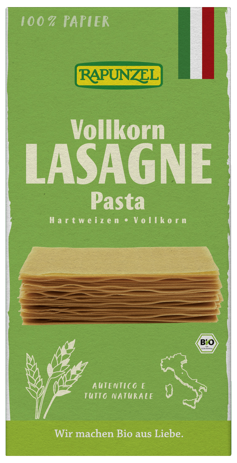 Lasagne-Platten Vollkorn