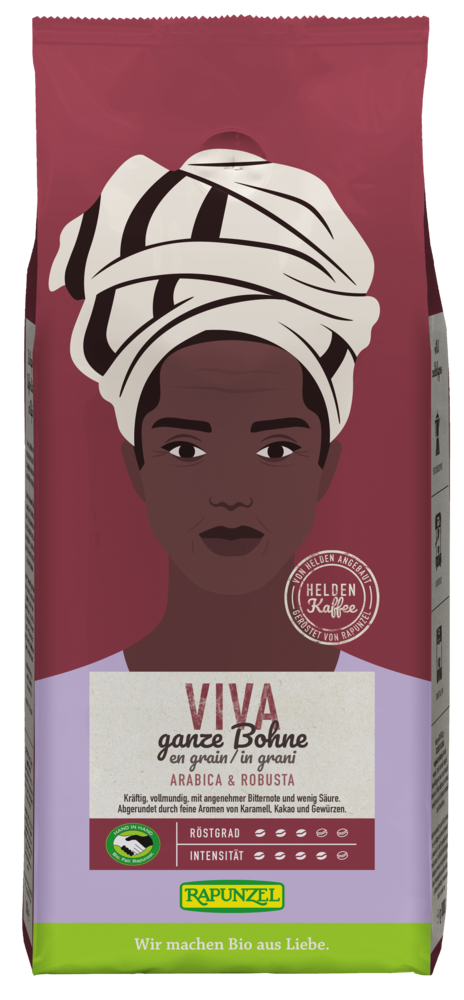 Heldenkaffee Viva, ganze Bohne