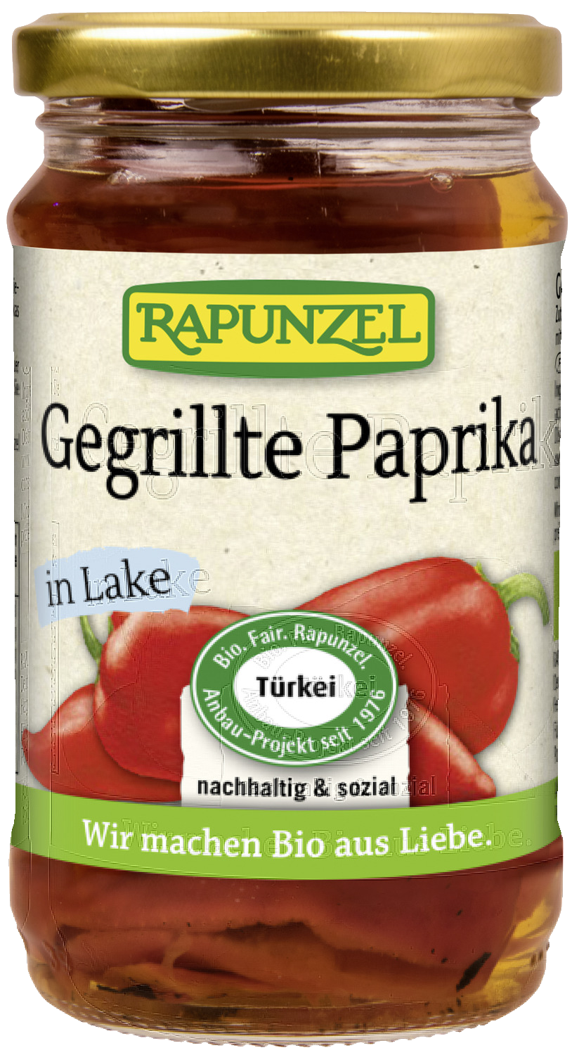 Paprika gegrillt rot, in Lake