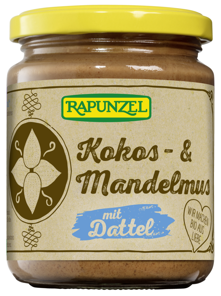 Kokos Mandelmus mit Dattel