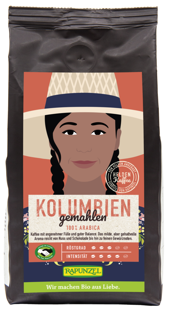 Heldenkaffee Kolumbien, gemahlen