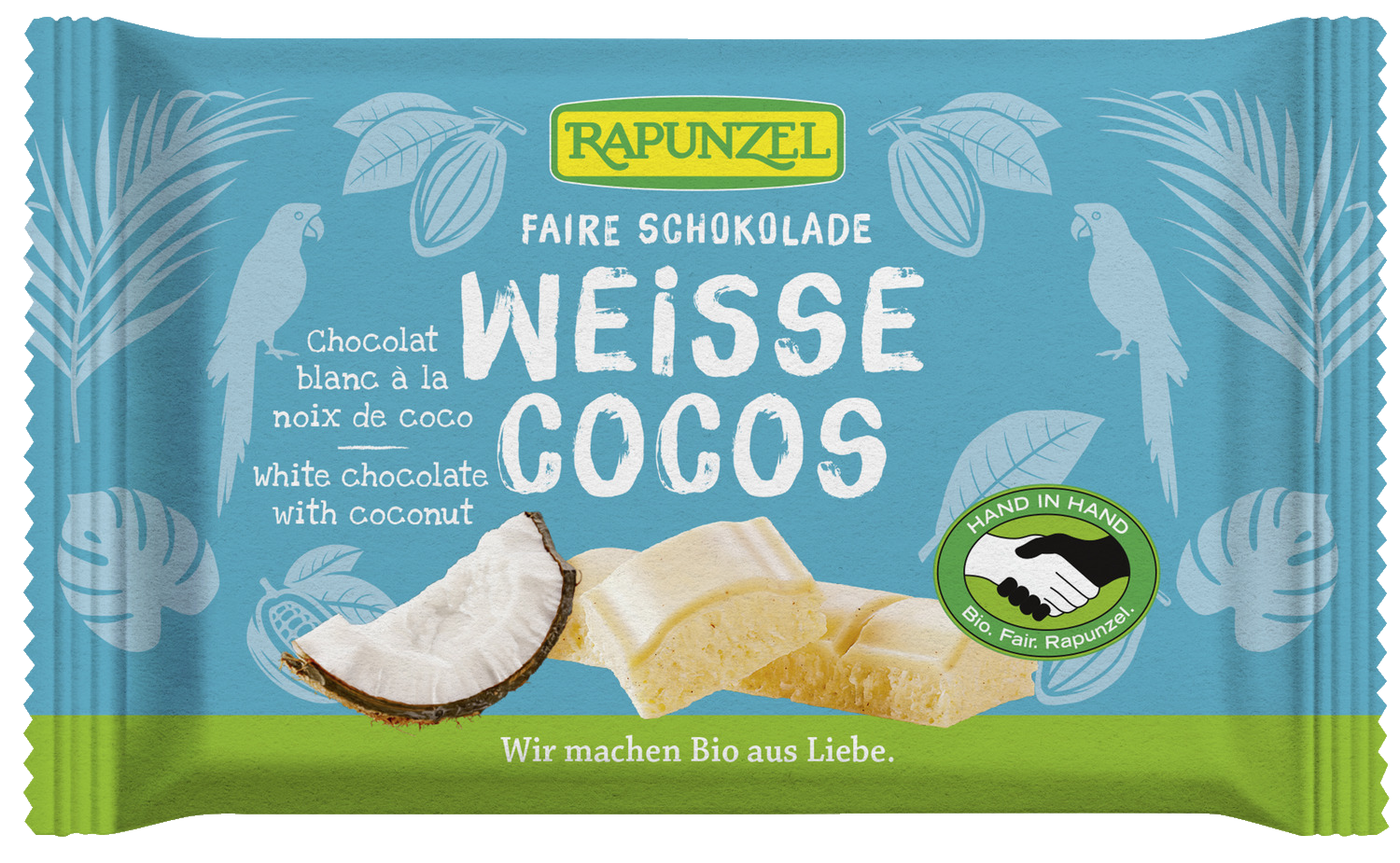 Weisse Schokolade Cocos