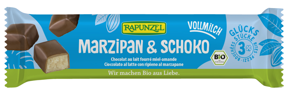 Glücksstücke Marzipan vollmilch