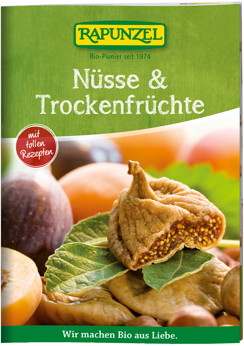 Infobroschüre Nüsse und Trockenfrüchte