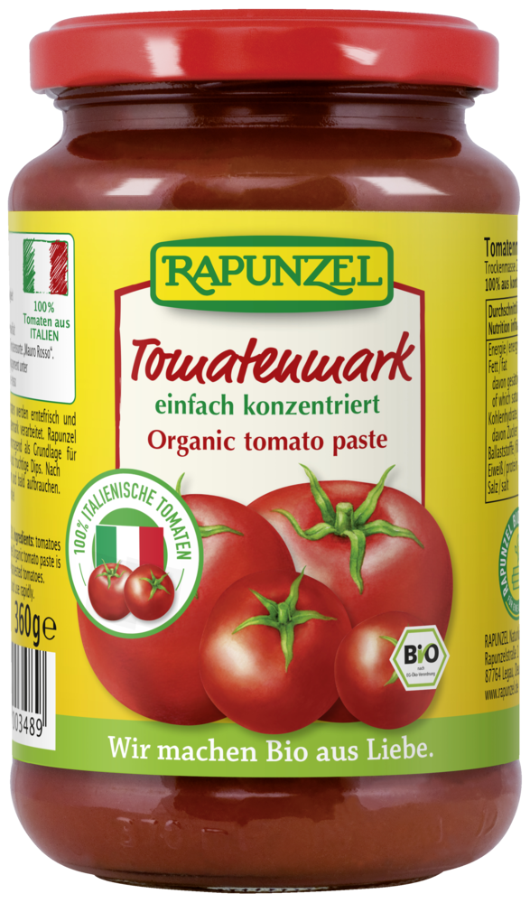 Tomatenmark, einfach konzentriert, 22% Tr.M.