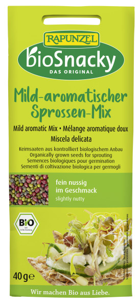 Mild-aromatischer Sprossen-Mix bioSnacky