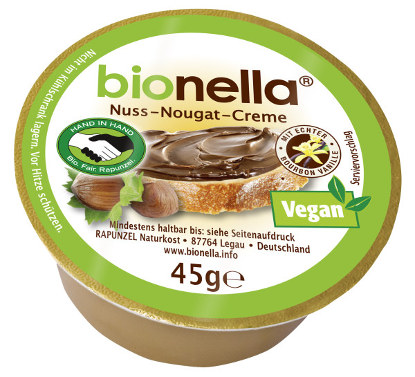 bionella Nussnougat-Creme vegan