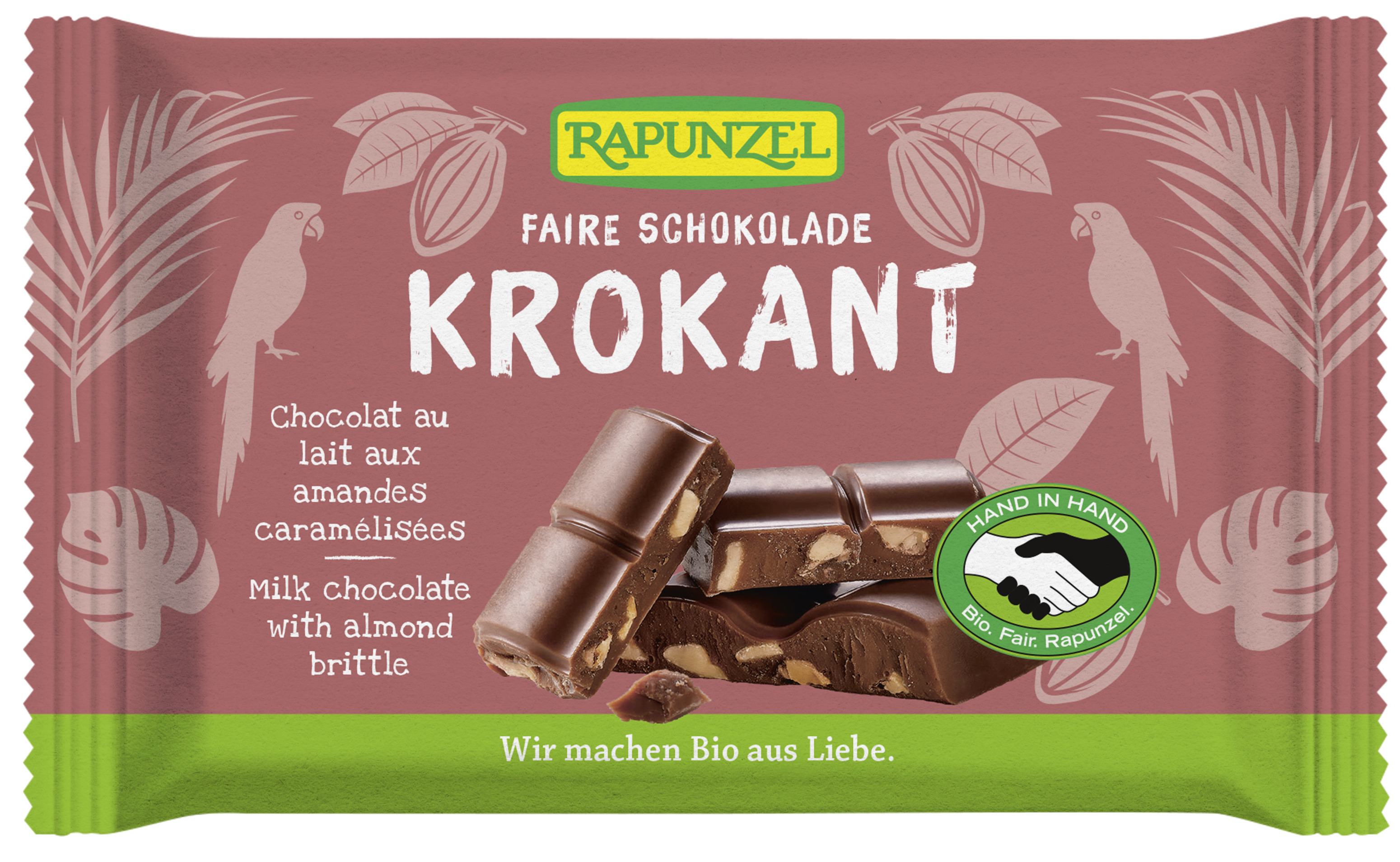 Vollmilch Krokant Schokolade mit Mandelkrokant | Vollmilch | Schokolade ...