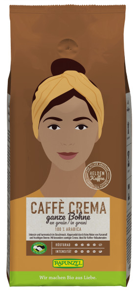 Heldenkaffee Crema, ganze Bohne