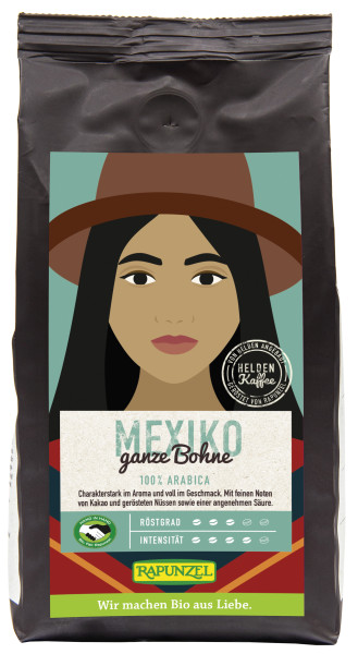 Heldenkaffee Mexiko, ganze Bohne