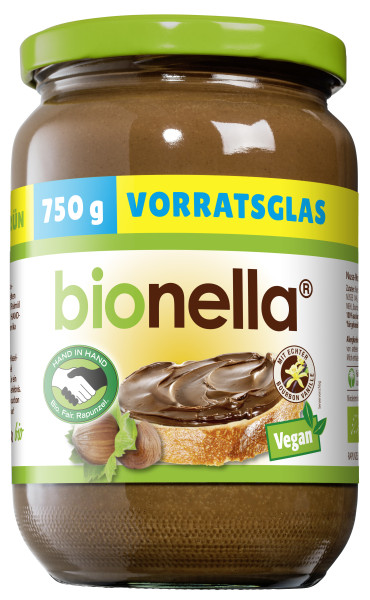 bionella Nussnougat-Creme vegan