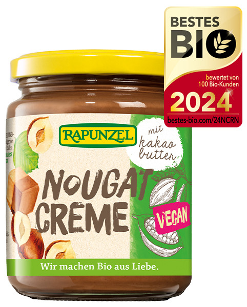 Nougat-Creme mit Kakaobutter