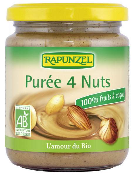 Mischmus 4 Nuts - französisches Etikett