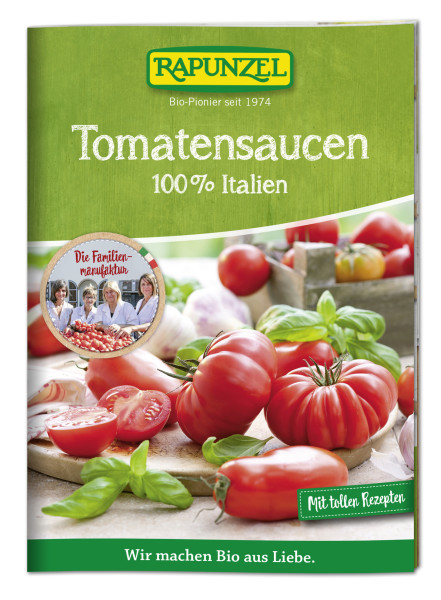 Infobroschüre Tomatensaucen