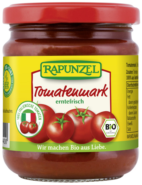 Tomatenmark, einfach konzentriert (22% Tr.M.)