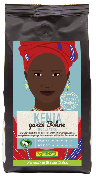 Heldenkaffee Kenia, ganze Bohne