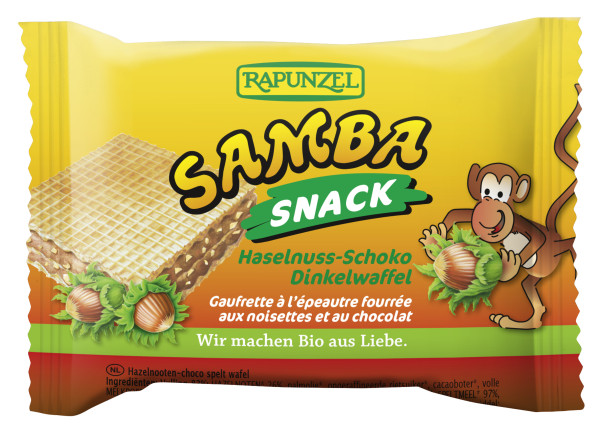 Samba Snack, Haselnuss-Schoko Schnitte