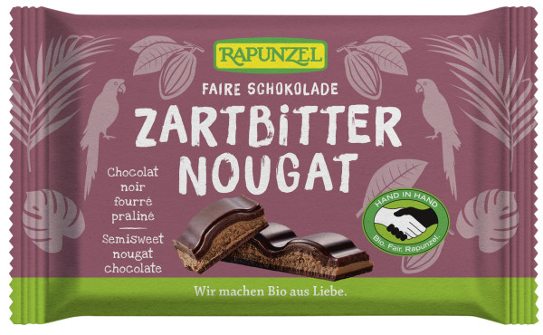 Zartbitter Schokolade Nougat